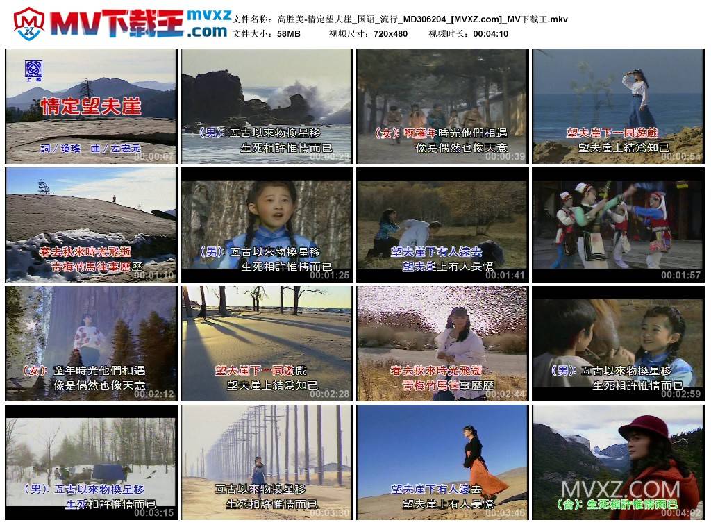 高胜美-情定望夫崖_国语_流行_MD306204